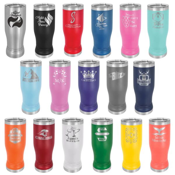 Premium Polar Camel 14oz Pilsner Tumbler - 12 Pack Thumbnail